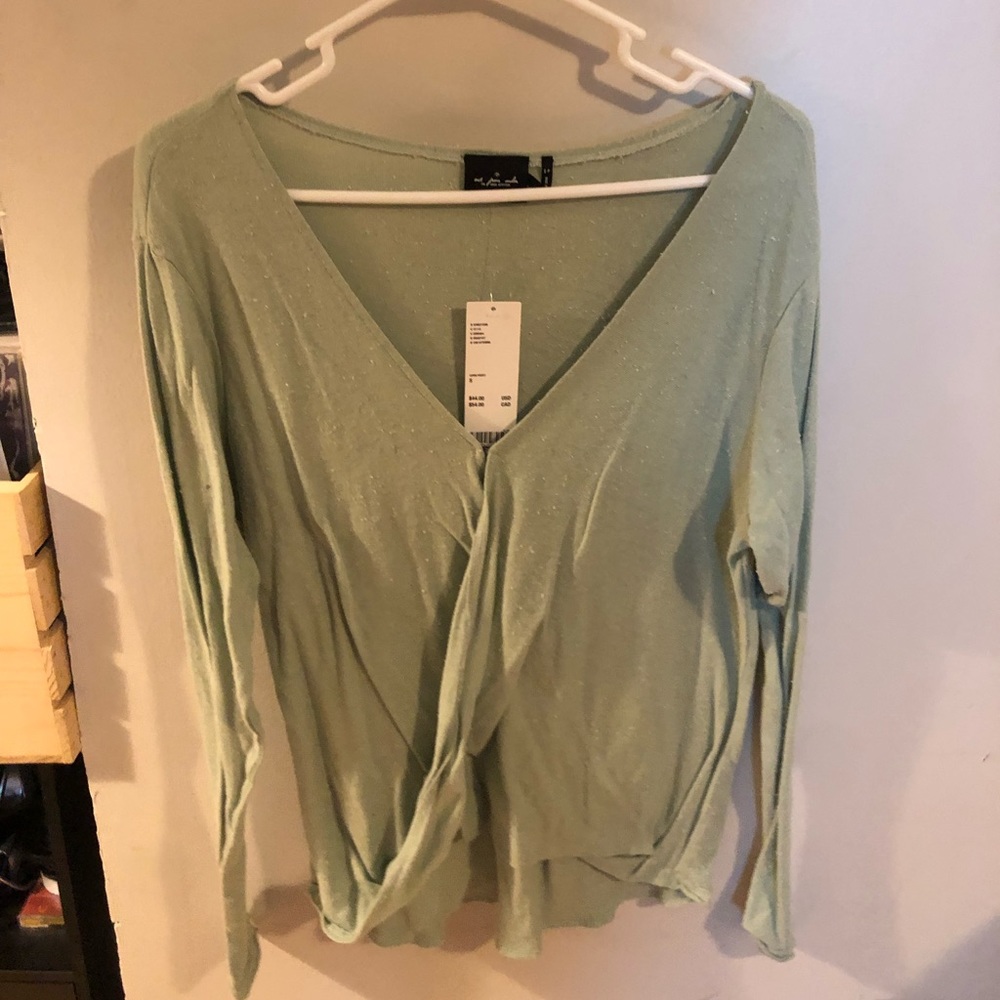 Long sleeve light teal